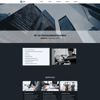 Eurasia-Consulting 홈페이지