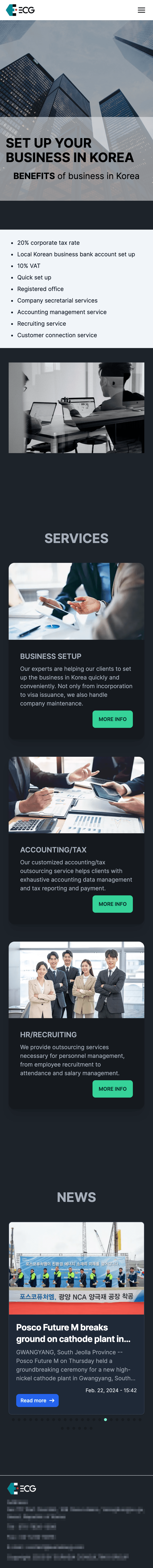 Eurasia-Consulting 홈페이지